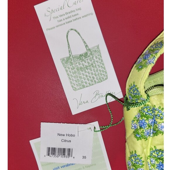 NWT Vera Bradley Citrus New Hobo Purse *Retired* - Picture 4 of 4